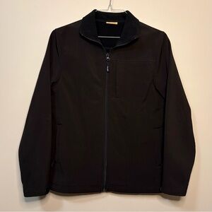 Black Wrangler Soft Shell Full-Zip Jacket - Size M